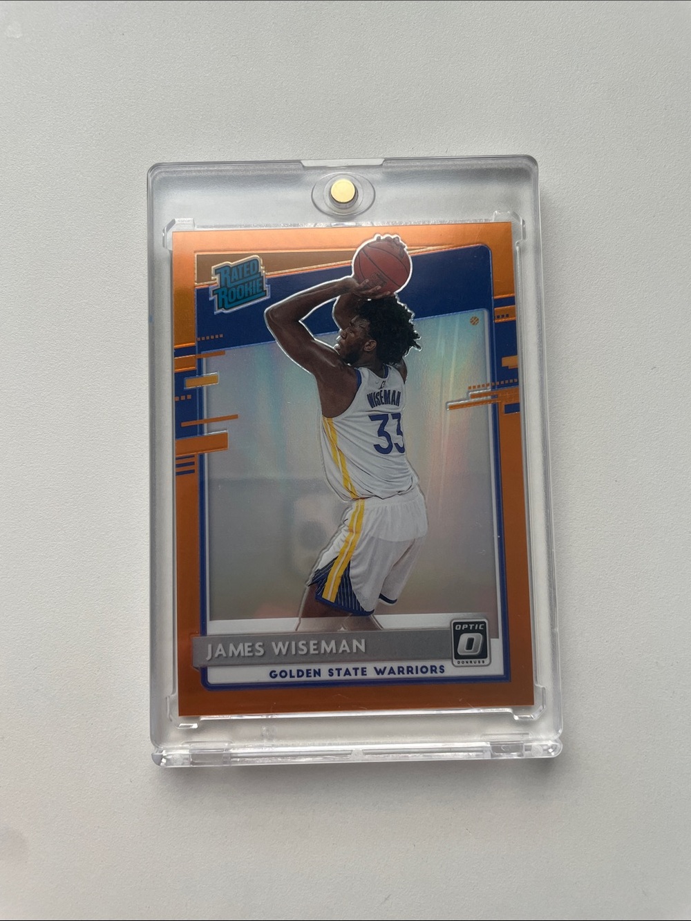 James Wiseman Orange Refractor Rated Rookie /199